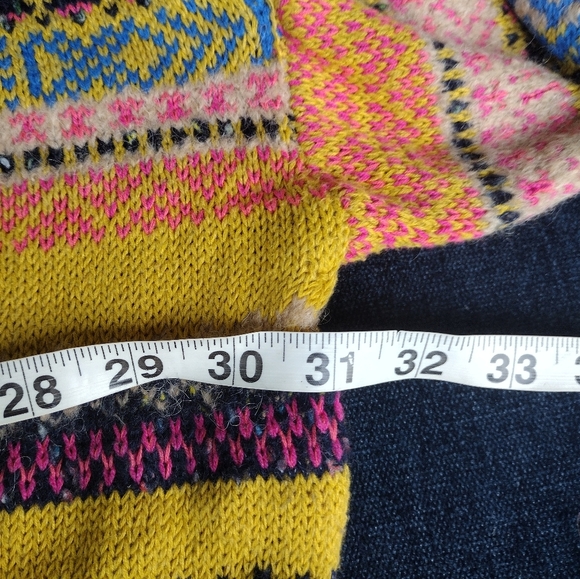 Free People "All the Pattern" Mock Neck Pullover Small - Picture 8 of 10